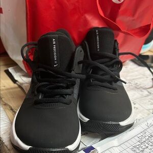 Nike Kids Air Precision 2 Black Sneakers